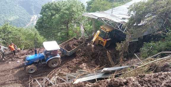 Katra, ArdhKunwari, Landslide, Work Continue