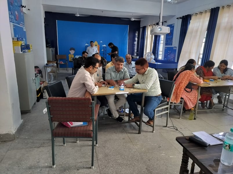 Training given on Robotics and ATL Lab