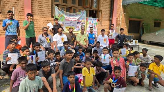 Raju won gold, Ashish won silver and Pankaj won bronze medal in javelin throw