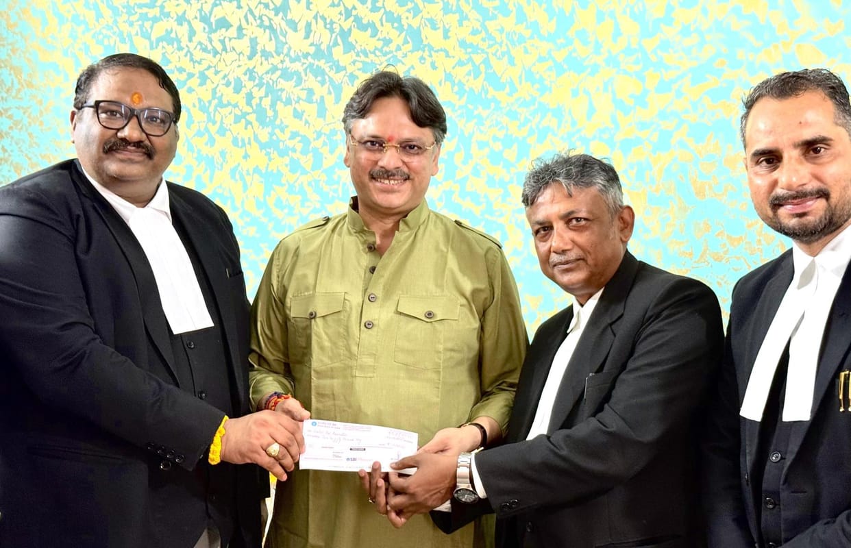 MLA gave Rs 2.50 lakh for the library