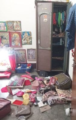 27 lakh rupees including cash and jewellery stolen from engineer's house
