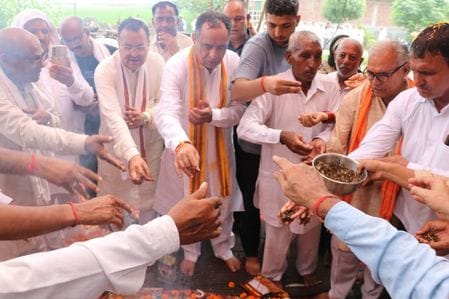 BJP state president inaugurated Dadi Sati temple