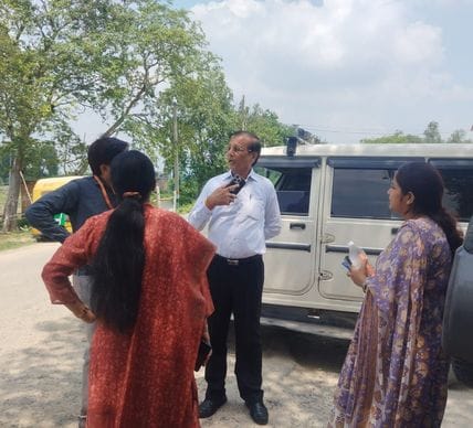 CEO of UPDA inspected the land marked for Industrial Corridor Phase 2