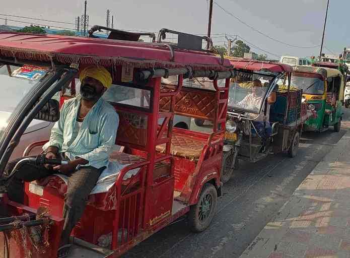 Cheap ride...heavy traffic jam