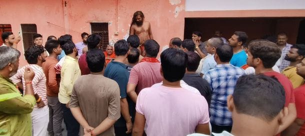 The priest beat the saint and made him give up food and water