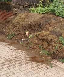 Hard to breathe because of the dirt