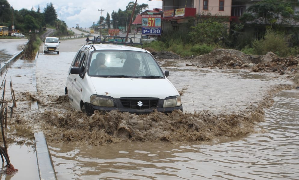 Battle with rocks...BRO takes charge of road restoration