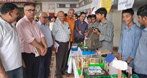 PM Shri model made on water management, Government Girls School's model stood first