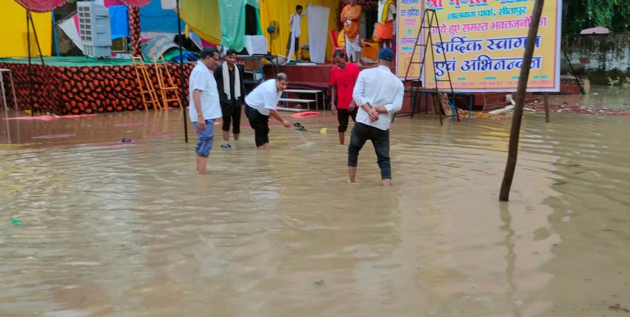 The city was flooded in just 40 minutes of rain