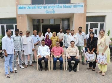 Panchayat Samiti members were given information about their rights and duties