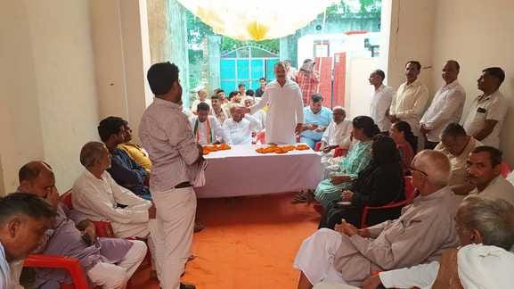 Congress workers held a meeting for election preparations