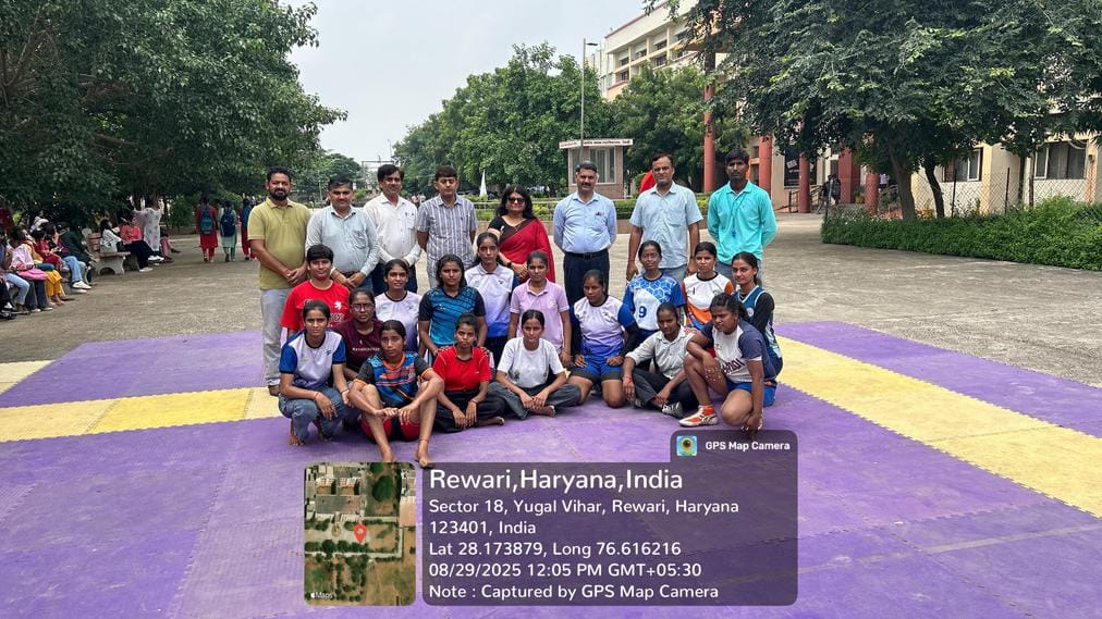 Kabaddi match organized in girls college