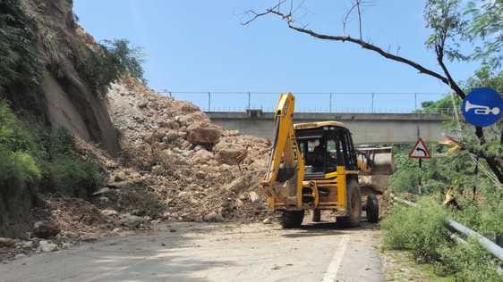 Udhampur, Reasi-Katra Road Closed, Second Day
