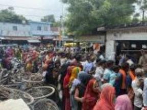 Clashes and scuffles between BJP workers and police