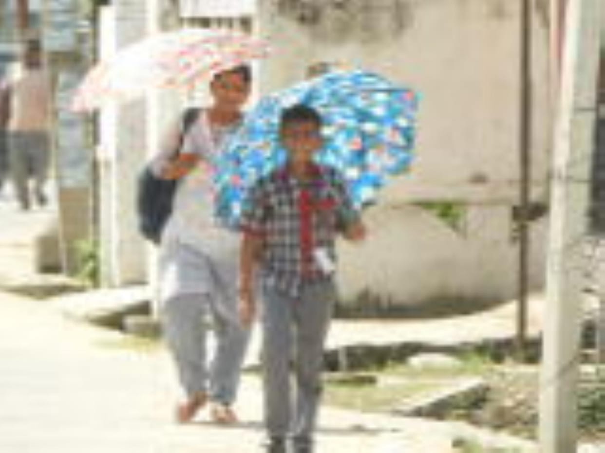 Siddharthnagar News: Weather: Strong sunshine and humid heat made people miserable
