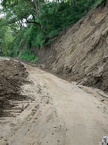Jol-Talmehra road opened for small vehicles on the fifth day