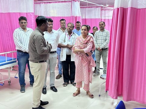 खेरवाड़ा सीएचसी में कंगारू मदर केयर की शुरुआत।