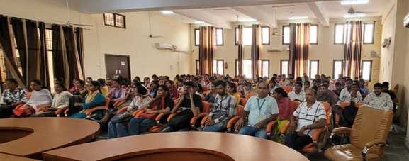 Students were shown a documentary based on Hockey Magician Major Dhyanchand