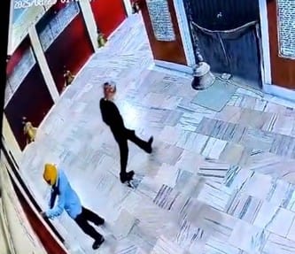 First the thieves took darshan of the goddess, then stole the jewellery and donation box