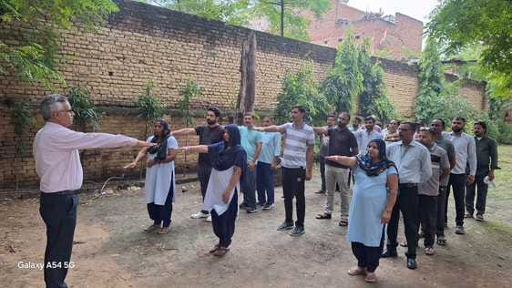 Sanitation warriors were administered the oath of cleanliness