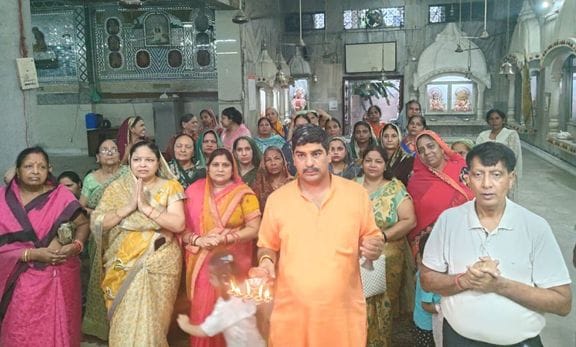 Chhath kadhai will be done every month in Chitane wali mata temple