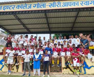 Krishak Samaj Inter College team winner in hockey competition