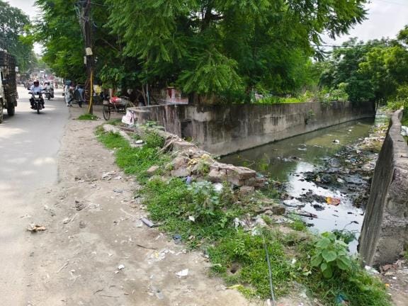 Negligence....then a young man fell into an open drain, police saved his life