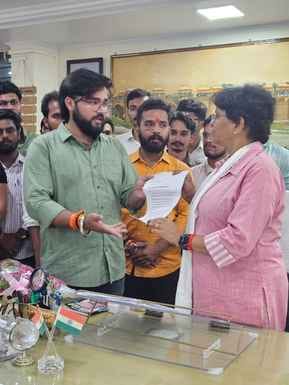 Students got angry due to not getting scholarship, submitted memorandum to the Vice Chancellor