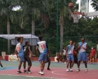 Hyderabad, Dehradun, Chennai and Kolkata teams won matches in basketball