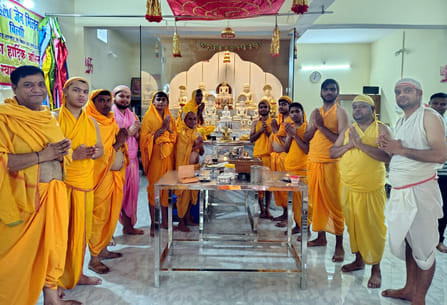 The second day of Paryushan festival was celebrated as Uttam Mardav