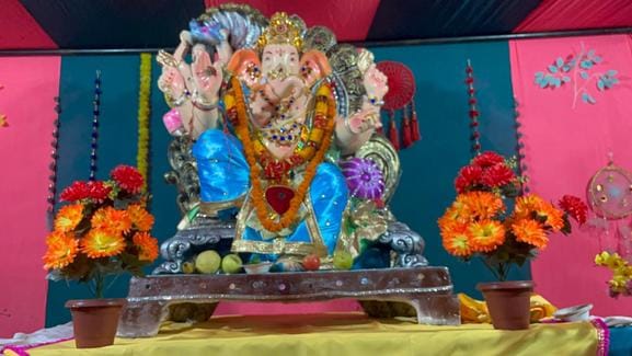 The chant of Ganpati Bappa Morya kept resonating in the pandals