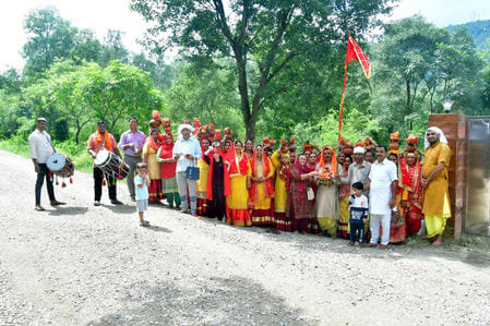 Shrimad Bhagwat Katha begins with Kalash Yatra