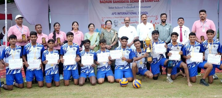 In volleyball, APS defeated BRB by 25-14
