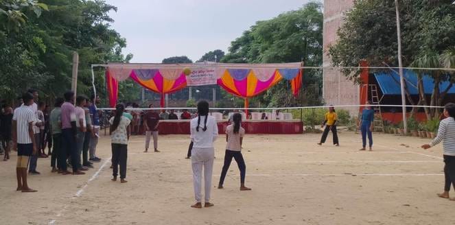 Bargawan's team became the winner in volleyball competition