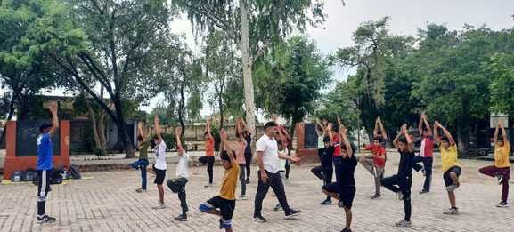Talent shown in Kabaddi, Yogasana and Kho-Kho