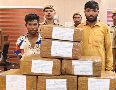 Ganja worth 22 lakhs recovered, two smugglers of interstate gang arrested