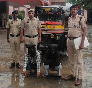 Both the accused arrested for robbing the auto driver by taking him hostage