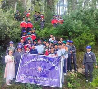 1500 deodar saplings were planted in the Chaupal