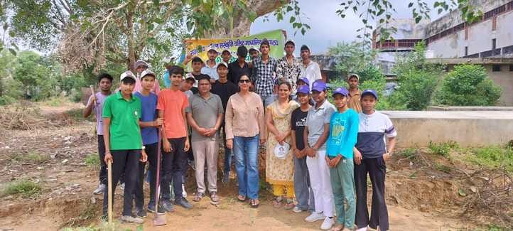 Cleanliness drive conducted in Government Model School