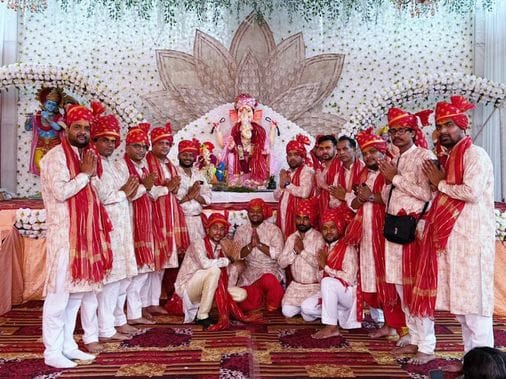 Ganesh festival celebrated in Satyanarayan temple