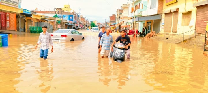 Flood of disaster...two lives lost, schools and roads submerged