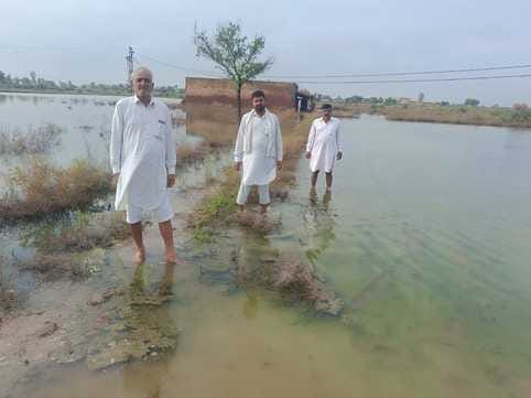 Water should be drained, financial help should also be provided