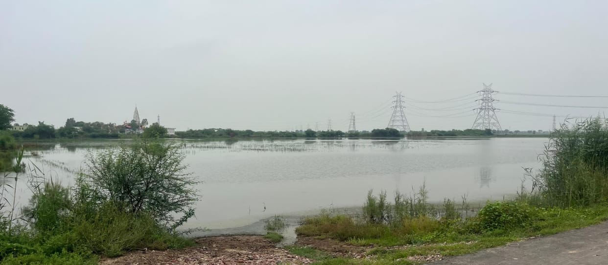 So far 400 mm of rain has occurred, standing crops in 4200 acres are filled with water