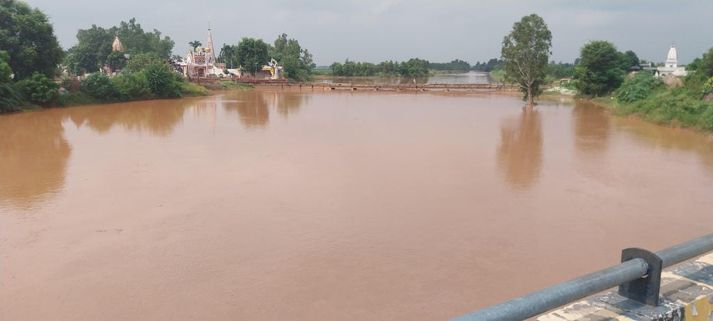 Crops damaged due to flood in Markanda