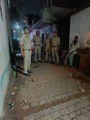 The uncle of a young man who was on bail in a fight case was murdered by pelting bricks.