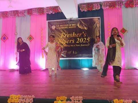 Students created a buzz with their colourful presentations in the function
