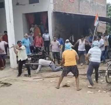 Bloody clash between two parties over land dispute, four injured