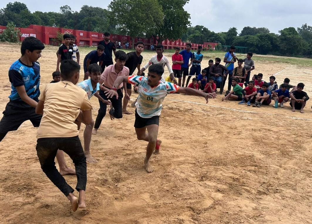 Stadium team winner in Kabaddi