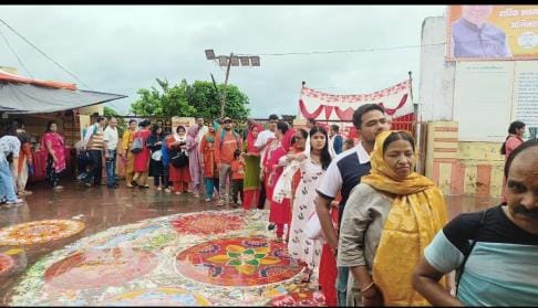 A wave of faith swelled at the Nanda Devi temple on Nandastami