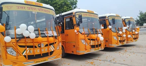 District got four buses, will run in rural areas